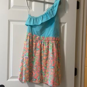 Lily Pulitzer one shoulder dress